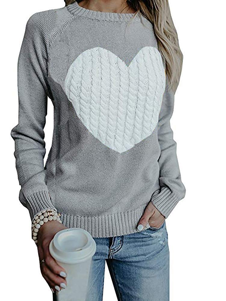 Maglione Donna Felpa Ragazza Sweatshirt Oversize Pullover Invernali Primavera Manica Lunga Casual Moda Girocollo Tops Natale 