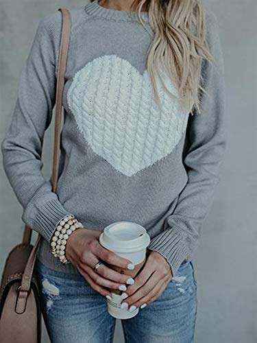 Maglione Donna Felpa Ragazza Sweatshirt Oversize Pullover Invernali Primavera Manica Lunga Casual Moda Girocollo Tops Natale 