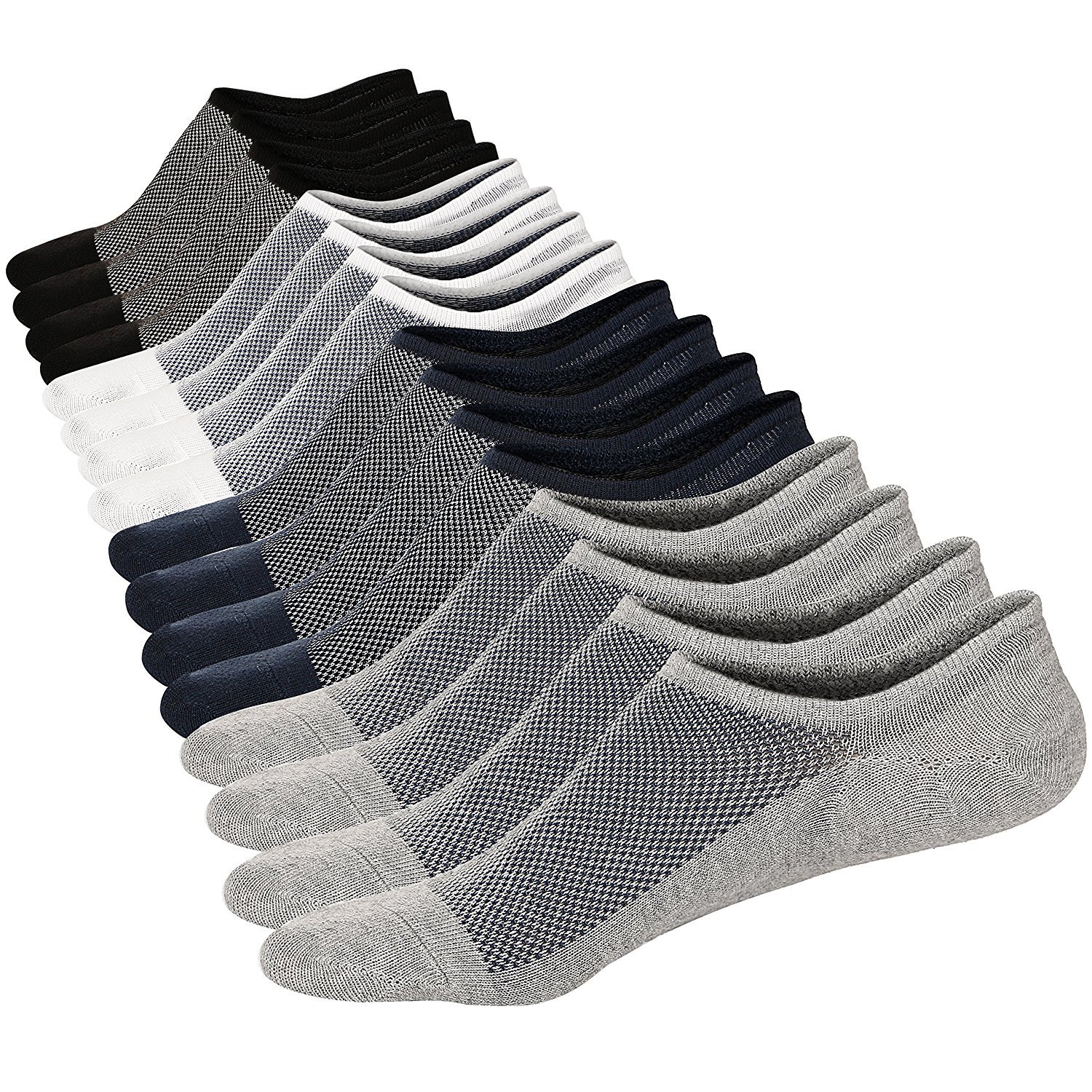Antiscivolo Ueither Calzini Fantasmini da Uomo Calze Corti Traspirante Sportive con taglio basso Sneaker Calze Invisibili in Cotone Antiscivolo Ueither Calzini Fantasmini da Uomo Calze Corti Traspirante Sportive con taglio basso Sneaker Calze Invisibili in Cotone